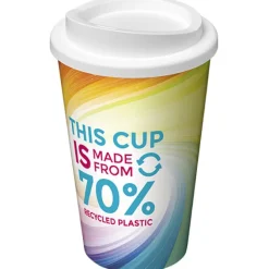Brite-Americano® Eco izolowany kubek o pojemności 350 ml / Biały 21049201