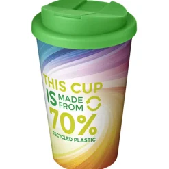 Brite-Americano® Eco szczelny kubek izolowany o pojemności 350 ml / Zielony 21049361