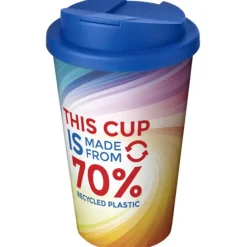Brite-Americano® Eco szczelny kubek izolowany o pojemności 350 ml / Średnioniebieski 21049352