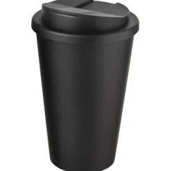 Brite-Americano® POP 350 ml termoizolowany kubek z pokrywką zabezpieczającą przed rozlaniem / Czarny 21079590