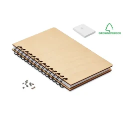 Brzozowy zeszyt A5  GROWBOOK / Drewna MO2251-40