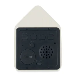 Budzik z kukułką z płyty MDF / Bialy MO2730-06
