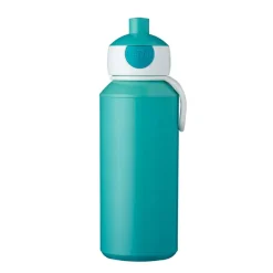 Butelka dla dzieci pop-up Campus 400ml turkusowy / Turkusowy MPL107410012200