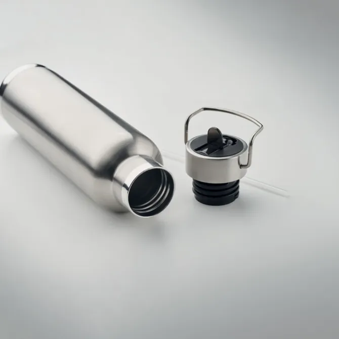 Butelka dwuścienna 660 ml / Srebrny Mat MO2283-16