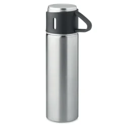 Butelka dwuścienna 420 ml / Srebrny Mat MO2117-16