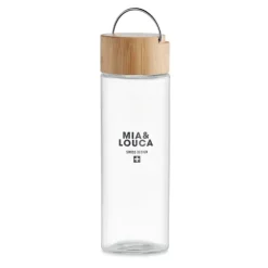 Butelka 500ml, bamb. pokrywka / Przezroczysty MO6413-22