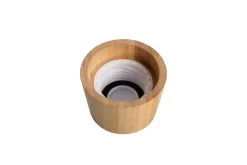 Butelka 750 ml szklana z bambusowym korkiem Vanilla Seazon / Przezroczysty F4912400AJ3