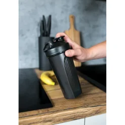 Butelka sportowa 750 ml, shaker | Urelles / Czarny VA102-03