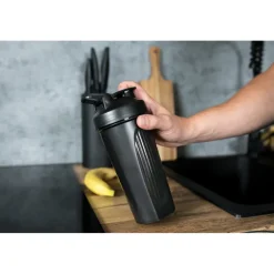Butelka sportowa 750 ml, shaker | Urelles / Czarny VA102-03