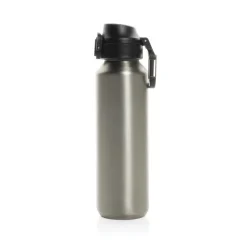 Butelka sportowa 600 ml Via / Srebrny P437.5002