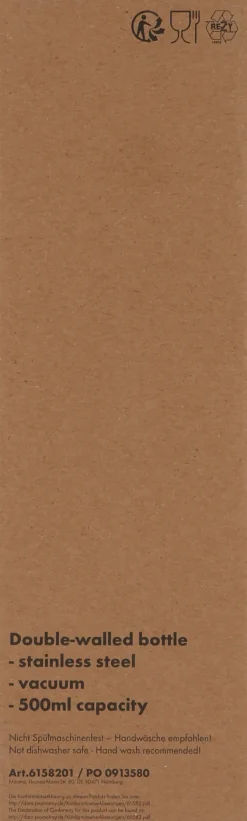 Butelka stalowa TAMPA 500 ml / Brązowy 158201