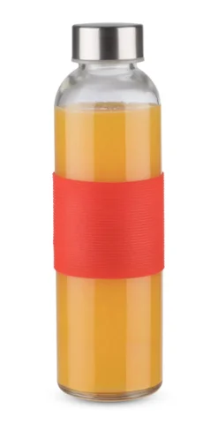 Butelka szklana GLASSI 510 ml / Czerwony 16207-04