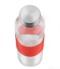 Butelka szklana GLASSI 510 ml / Czerwony 16207-04