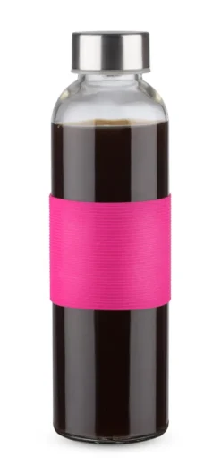 Butelka szklana GLASSI 510 ml / Różowy 16207-21