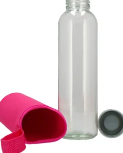 Butelka szklana KLAGENFURT 500 ml / Różowy 084211