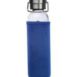 Butelka szklana z pokrowcem 600 ml RAMONA / Niebieski 6318104