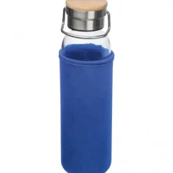 Butelka szklana z pokrowcem 600 ml RAMONA / Niebieski 6318104