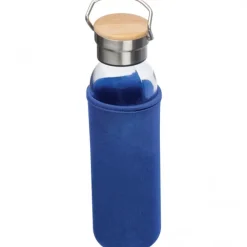 Butelka szklana z pokrowcem 600 ml RAMONA / Niebieski 6318104