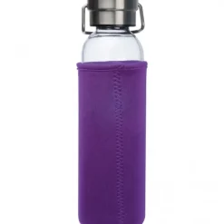 Butelka szklana z pokrowcem 600 ml RAMONA / Fioletowy 6318112