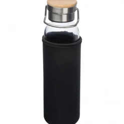 Butelka szklana z pokrowcem 600 ml RAMONA / Granatowy 6318144