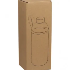 Butelka szklana z pokrowcem 1000 ml JESSICA / Czarny 6242703