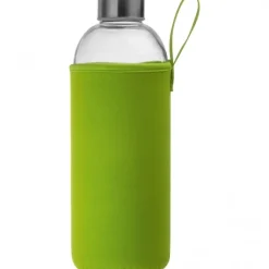 Butelka szklana z pokrowcem 1000 ml JESSICA / Jasnozielony 6242729
