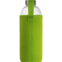 Butelka szklana z pokrowcem 1000 ml JESSICA / Jasnozielony 6242729