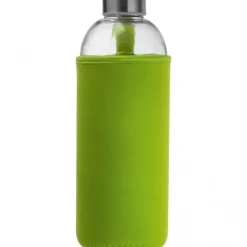 Butelka szklana z pokrowcem 1000 ml JESSICA / Jasnozielony 6242729
