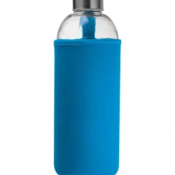 Butelka szklana z pokrowcem 1000 ml JESSICA / Jasnoniebieski 6242724