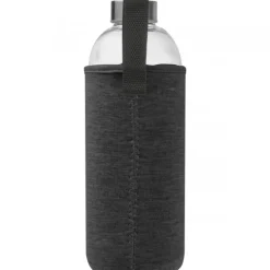 Butelka szklana z pokrowcem 1000 ml JESSICA / Ciemnoszary 6242777