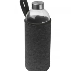 Butelka szklana z pokrowcem 1000 ml JESSICA / Ciemnoszary 6242777