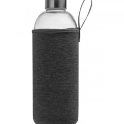 Butelka szklana z pokrowcem 1000 ml JESSICA / Ciemnoszary 6242777