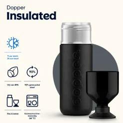 Butelka termiczna - Dopper Insulated 1L / Czarny DOD5654