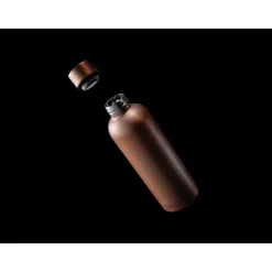 Butelka termiczna 500 ml, stal nierdzewna z recyklingu / Brązowy P435.709