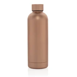 Butelka termiczna 500 ml, stal nierdzewna z recyklingu / Brązowy P435.709