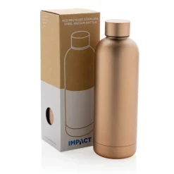 Butelka termiczna 500 ml, stal nierdzewna z recyklingu / Brązowy P435.709