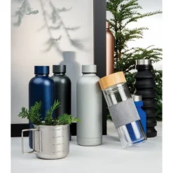 Butelka termiczna 500 ml, stal nierdzewna z recyklingu / Srebrny P435.700
