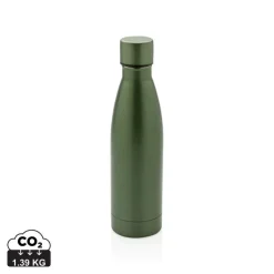 Butelka termiczna 500 ml, stal nierdzewna z recyklingu / Zielony P433.277