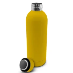 Butelka termiczna 500 ml | Terryl / żółty V1293-08
