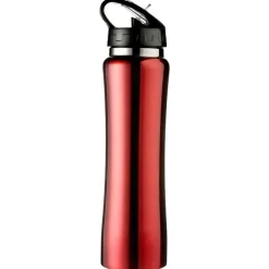 Butelka termiczna 500 ml ze słomką / Czerwony V8467-05