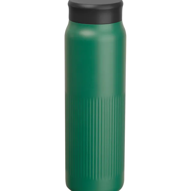 Butelka termiczna stalowa z recyklingu 700 ml TAZIO / Ciemnozielony 8565199