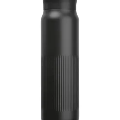 Butelka termiczna stalowa z recyklingu 700 ml TAZIO / Czarny 8565103