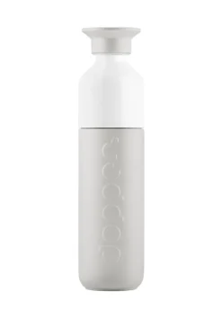 Butelka termiczna ze słomką Dopper Insulated (580 ml) - Blazing Black x Flip Straw - Black / Szary DOB5302