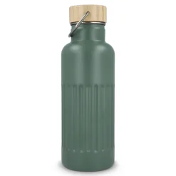 Butelka termiczna ze stali nierdzewnej pochodzącej z recyklingu, 500 ml / Oliwkowa zieleń LT98699-N0043