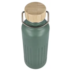 Butelka termiczna ze stali nierdzewnej pochodzącej z recyklingu, 500 ml / Oliwkowa zieleń LT98699-N0043