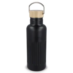 Butelka termiczna ze stali nierdzewnej pochodzącej z recyklingu, 500 ml / Czarny LT98699-N0002