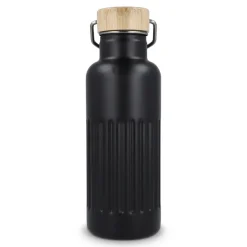 Butelka termiczna ze stali nierdzewnej pochodzącej z recyklingu, 500 ml / Czarny LT98699-N0002