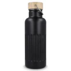 Butelka termiczna ze stali nierdzewnej pochodzącej z recyklingu, 500 ml / Czarny LT98699-N0002