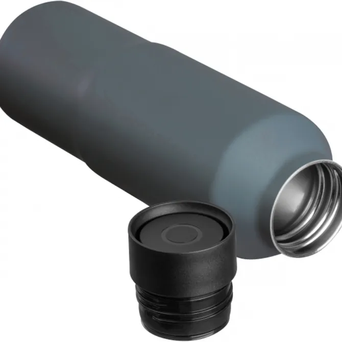 Butelka termiczna ze stali z recyklingu 600 ml CrisMa PENNY / Ciemnoszary 8482977