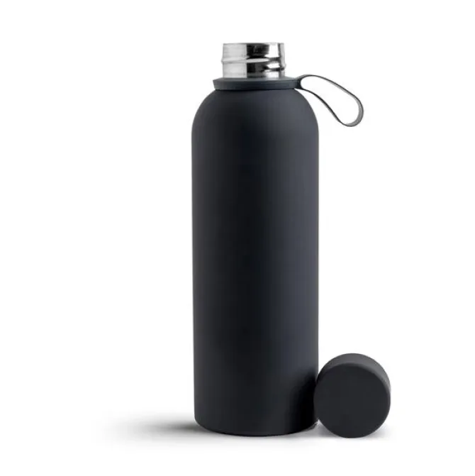 Butelka termosowa o pojemności 500 ml z gumowym wykończeniem / Thermal / Royal blue IP37072264